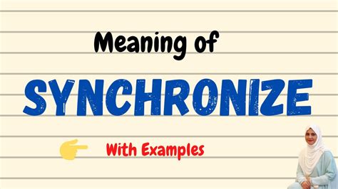 synchronize meaning in tagalog